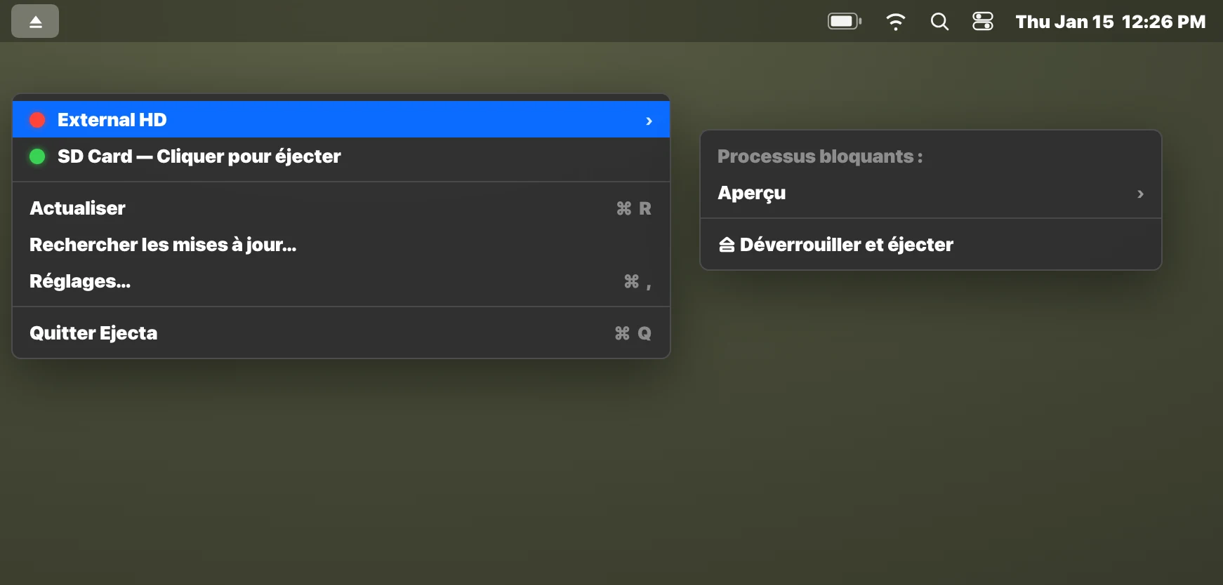 Étape 2 : repérez les processus bloquants